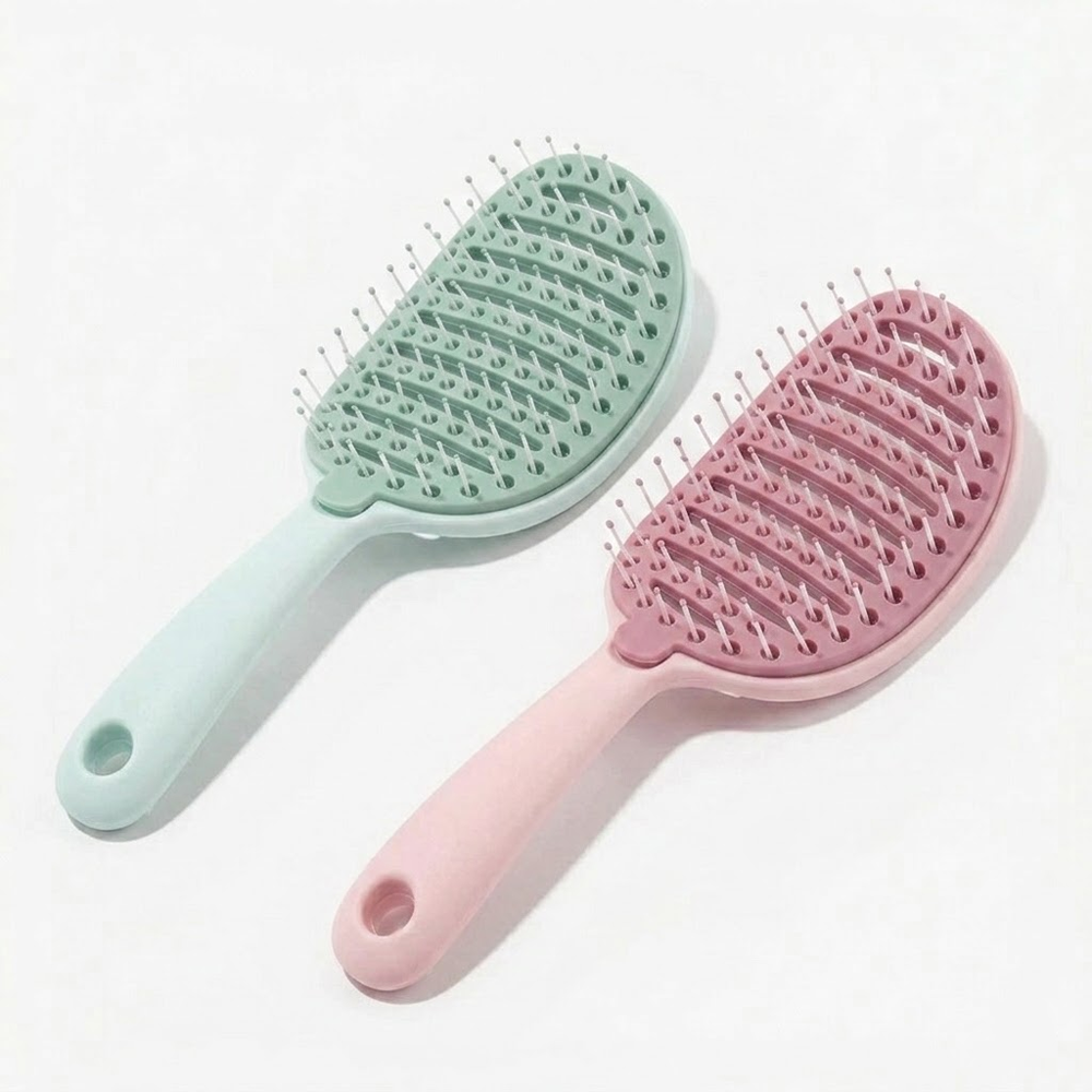LivLifeGoods™ SilkClean Detangle Quick-Dry Hair Brush