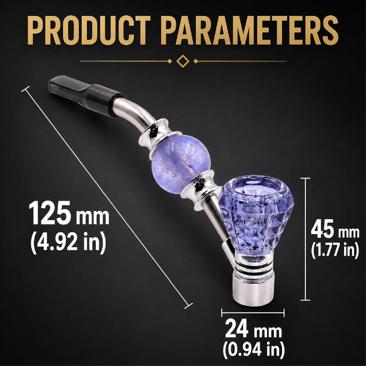 ComfortCornerUs™ GemGrace Glass Alloy Accessory