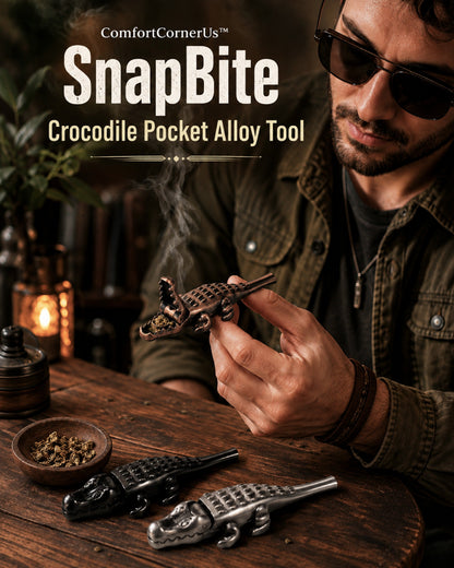 ComfortCornerUs™ SnapBite Crocodile Pocket Alloy Tool