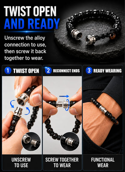 ComfortCornerUs™ WristCore Stealth Alloy Bracelet Tool