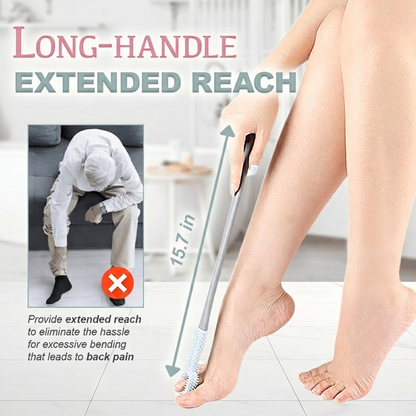 LivLifeGoods™ Easy-Reach Deep Cleaning Foot Brush