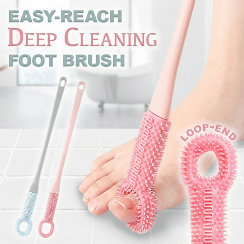 LivLifeGoods™ Easy-Reach Deep Cleaning Foot Brush