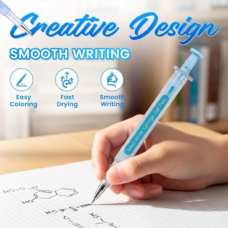 LivLifeGoods™ MediWrite Syringe Gel Pen