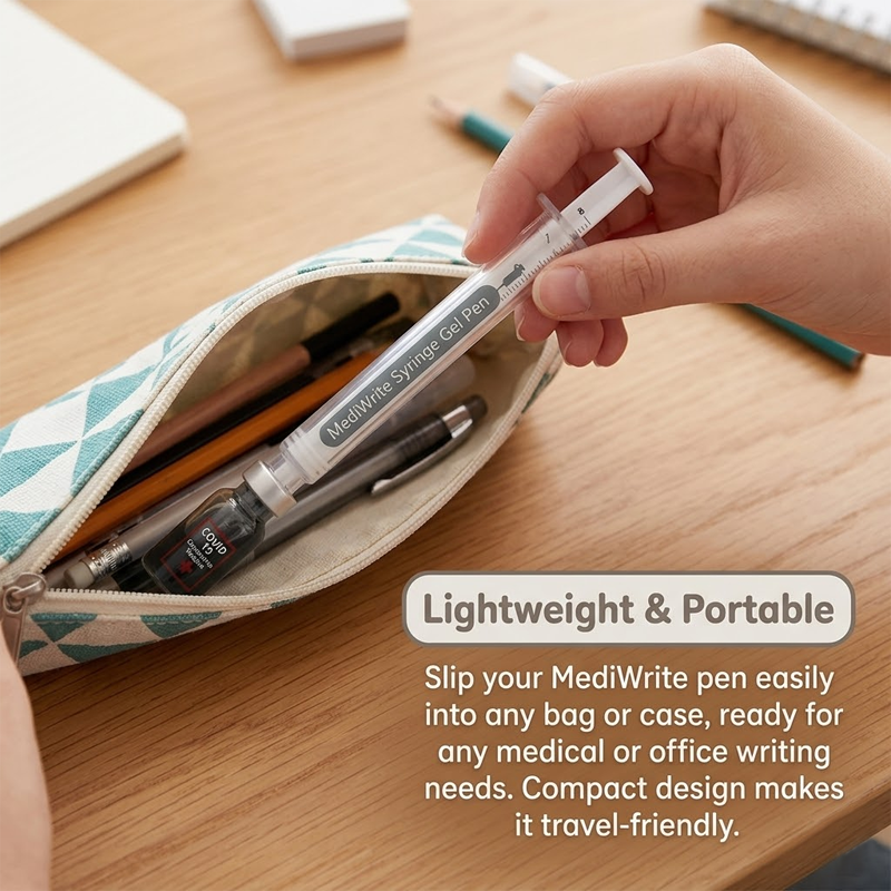 LivLifeGoods™ MediWrite Syringe Gel Pen