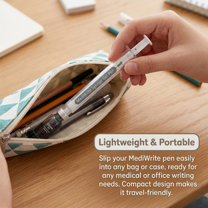 LivLifeGoods™ MediWrite Syringe Gel Pen