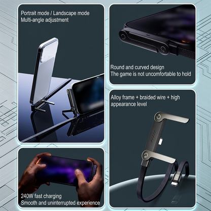 LivLifeGoods™ VoltFlex 240W Foldable Phone Stand Cable