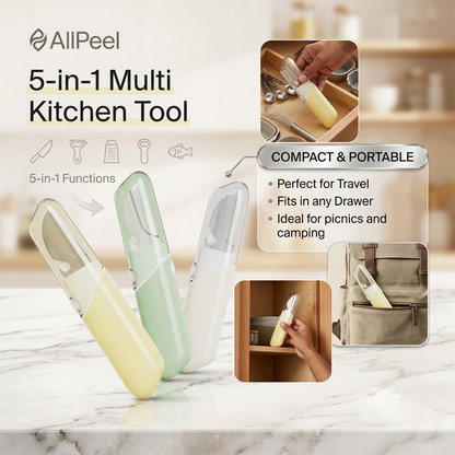 LivLifeGoods™ AllPeel 5-in-1 Multi Kitchen Tool