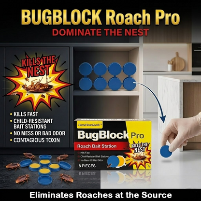 LivLifeGoods™ BugBlock Pro Roach Bait Station