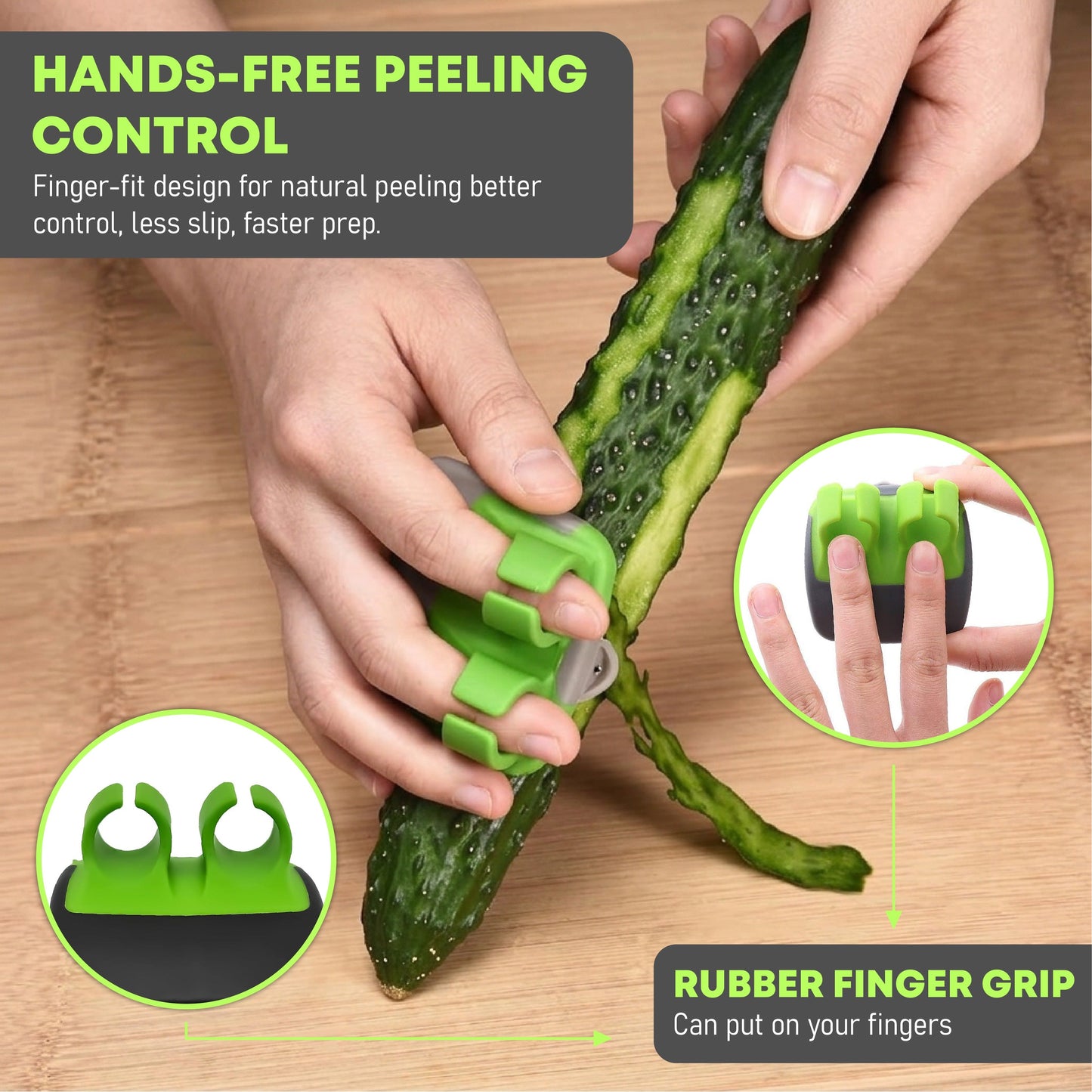 LivLifeGoods™ FingerPeel Handheld Peeler