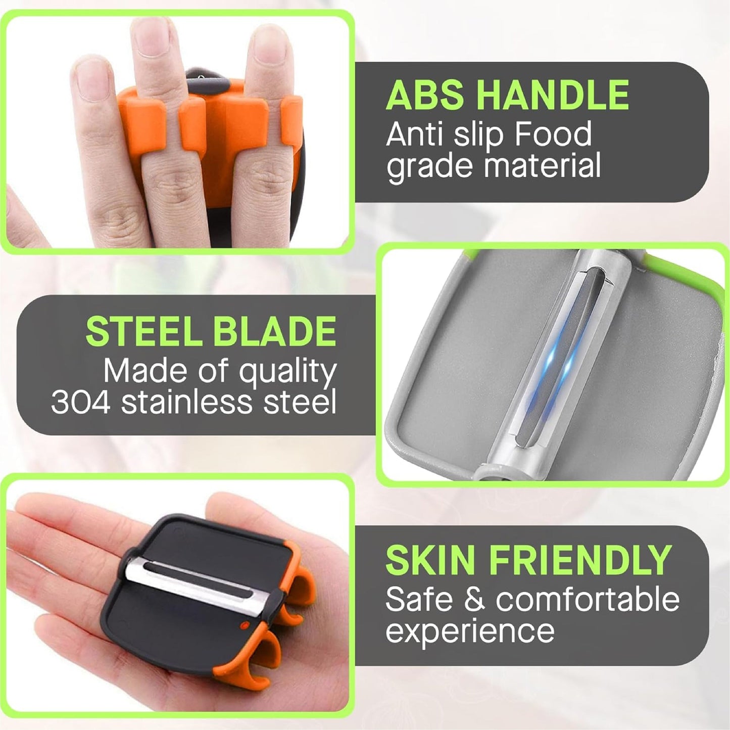 LivLifeGoods™ FingerPeel Handheld Peeler