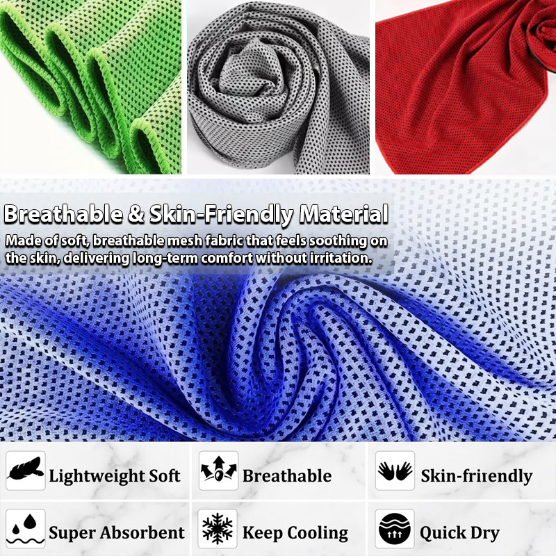LivLifeGoods™ FitCool Outdoor Ice Cooling Towel Set