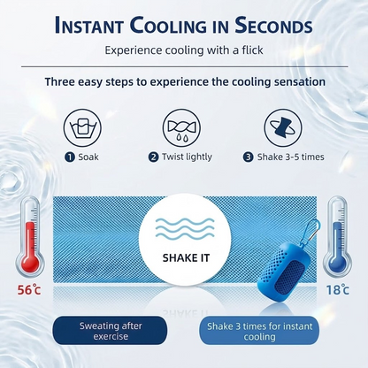 LivLifeGoods™ FitCool Outdoor Ice Cooling Towel Set