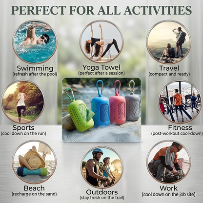 LivLifeGoods™ FitCool Outdoor Ice Cooling Towel Set