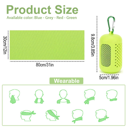 LivLifeGoods™ FitCool Outdoor Ice Cooling Towel Set