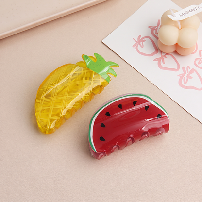 LivLifeGoods™ FruitSplash Fresh Slice Hair Claw