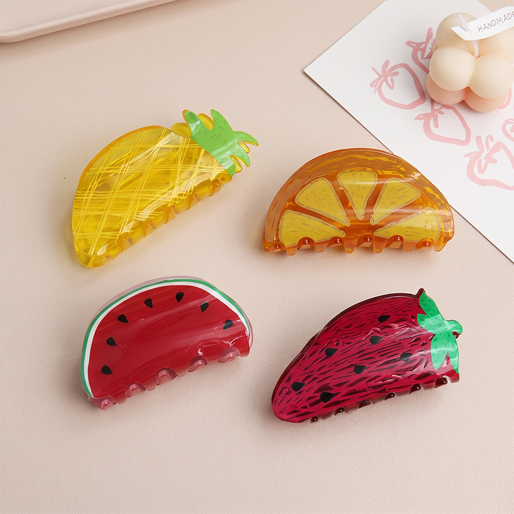 LivLifeGoods™ FruitSplash Fresh Slice Hair Claw