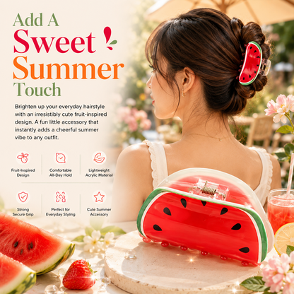 LivLifeGoods™ FruitSplash Fresh Slice Hair Claw