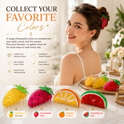LivLifeGoods™ FruitSplash Fresh Slice Hair Claw