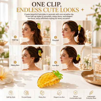 LivLifeGoods™ FruitSplash Fresh Slice Hair Claw