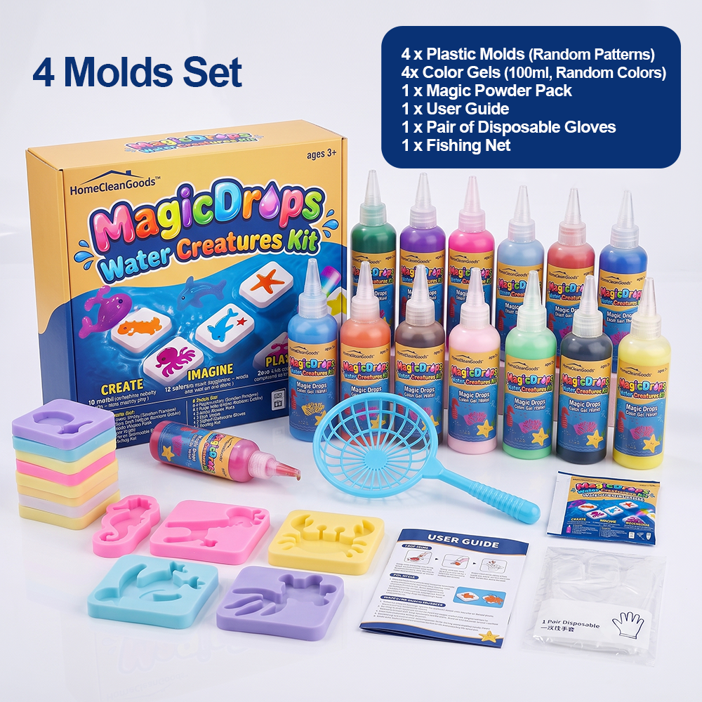 LivLifeGoods™ MagicDrops Water Creatures Kit