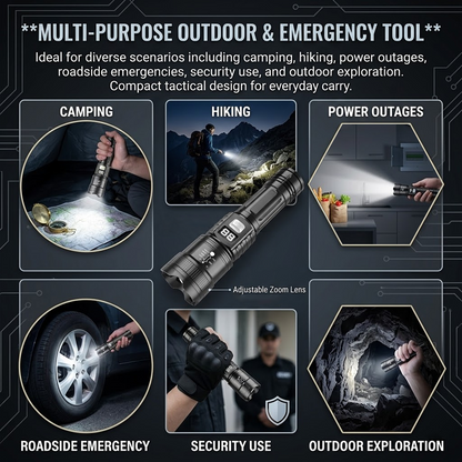 LivLifeGoods™ PowerPro Super Bright Tactical Flashlight