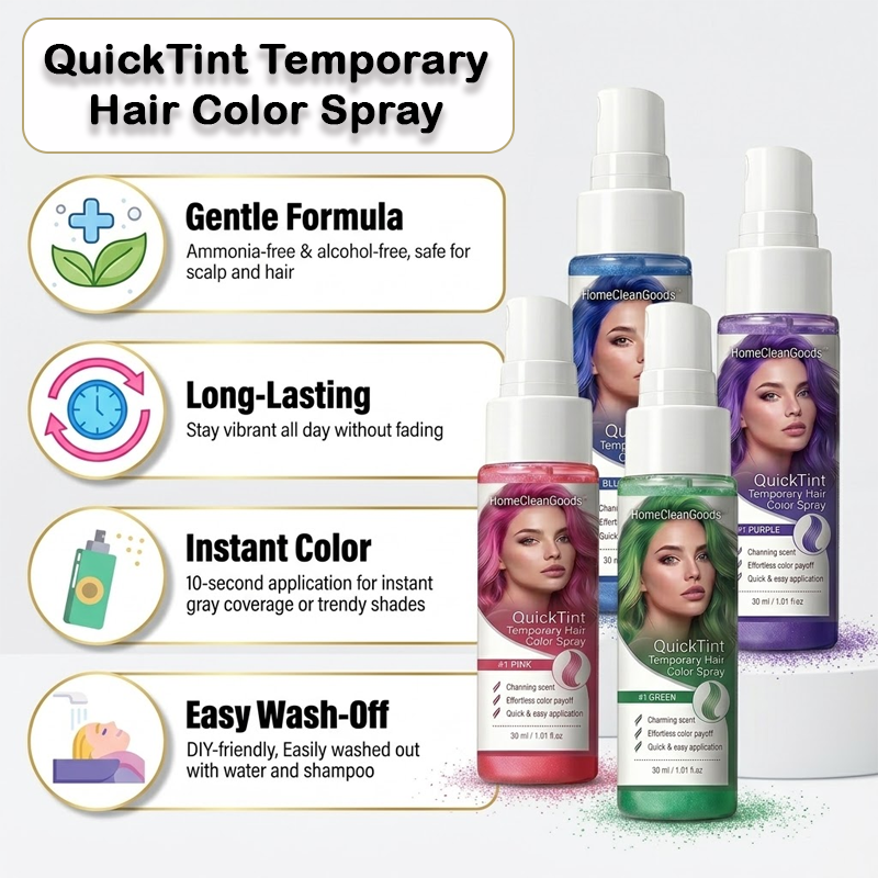 LivLifeGoods™ QuickTint Temporary Hair Color Spray