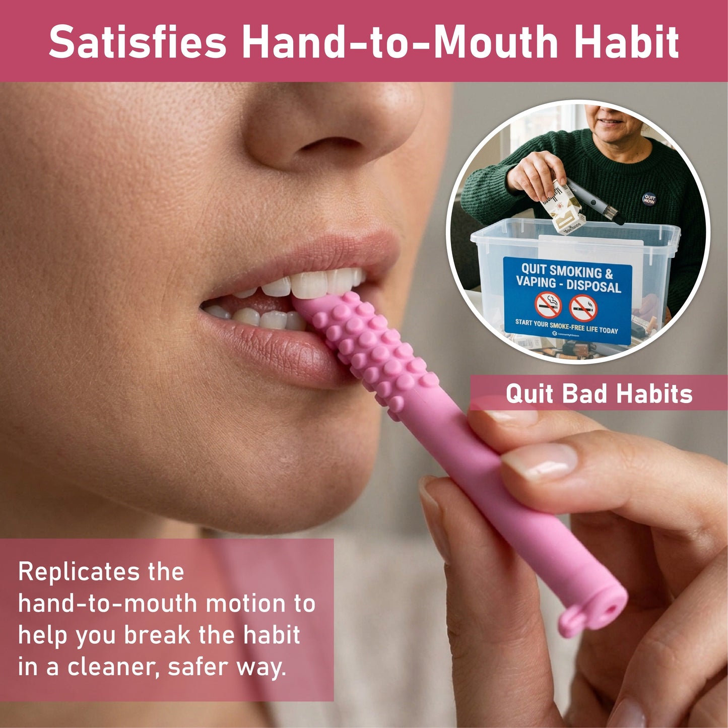 LivLifeGoods™ QuitCig Chewable Breather Stick