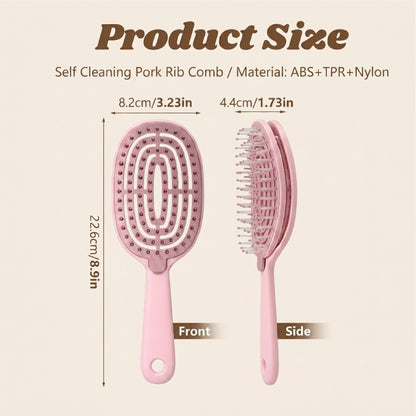 LivLifeGoods™ SilkClean Detangle Quick-Dry Hair Brush