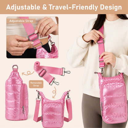 LivLifeGoods™ SipCarry Grab & Go Crossbody Bottle Tote