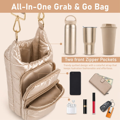 LivLifeGoods™ SipCarry Grab & Go Crossbody Bottle Tote