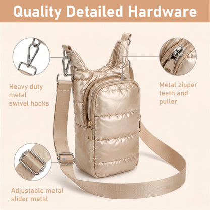 LivLifeGoods™ SipCarry Grab & Go Crossbody Bottle Tote