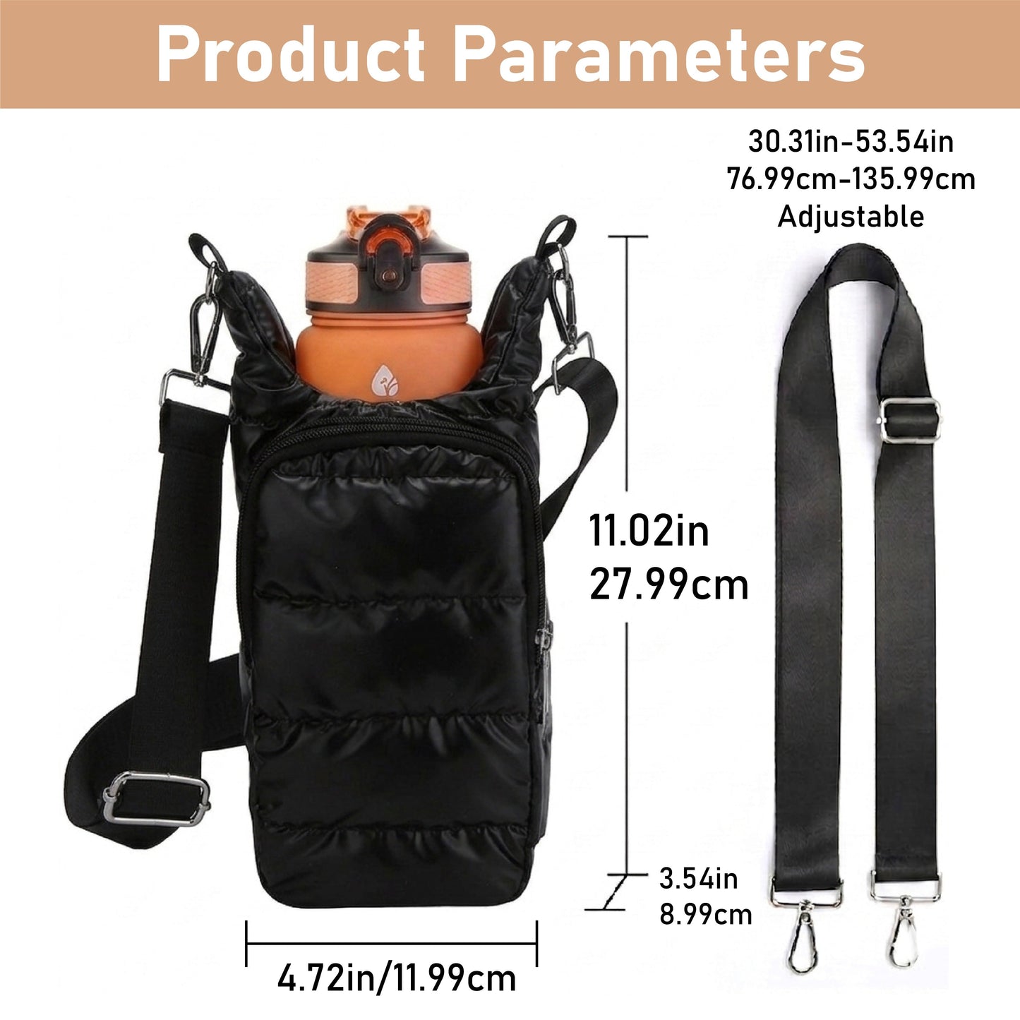 LivLifeGoods™ SipCarry Grab & Go Crossbody Bottle Tote