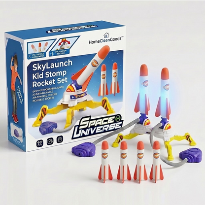 LivLifeGoods™ SkyLaunch Kid Stomp Rocket Set