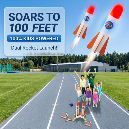 LivLifeGoods™ SkyLaunch Kid Stomp Rocket Set