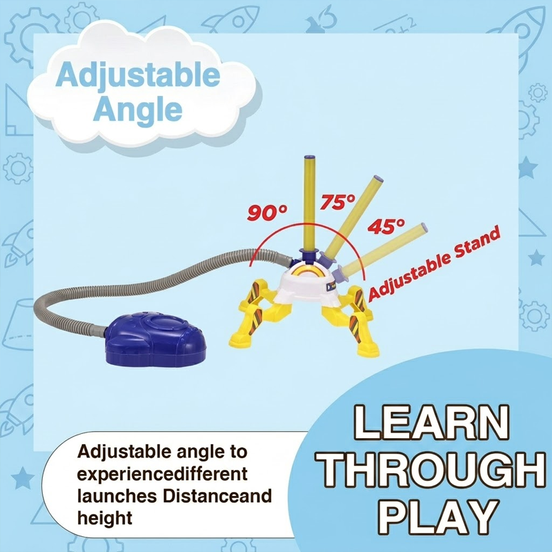 LivLifeGoods™ SkyLaunch Kid Stomp Rocket Set