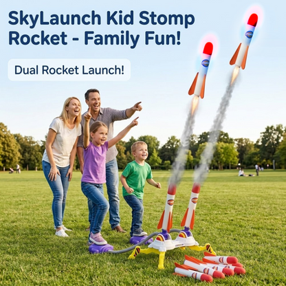 LivLifeGoods™ SkyLaunch Kid Stomp Rocket Set