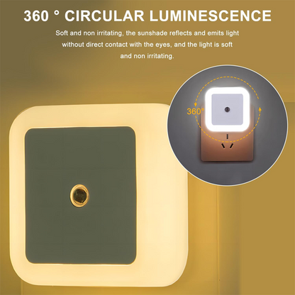 LivLifeGoods™ SmartGlow Plug-In Auto Sensor Night Light