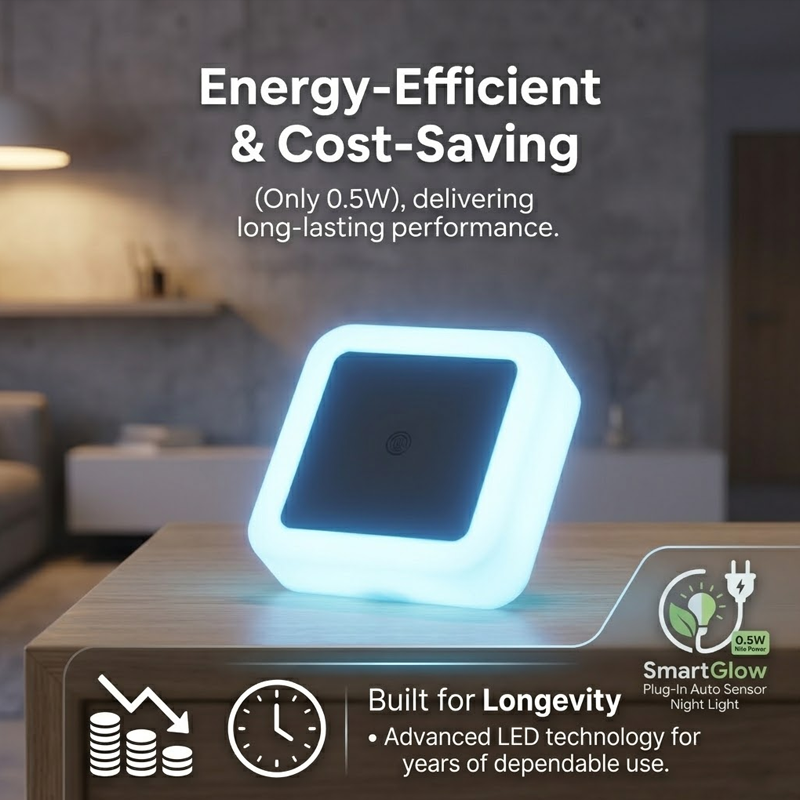 LivLifeGoods™ SmartGlow Plug-In Auto Sensor Night Light