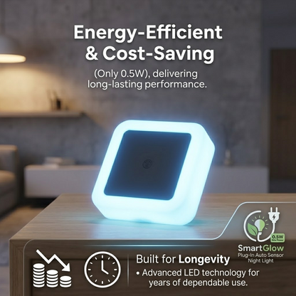 LivLifeGoods™ SmartGlow Plug-In Auto Sensor Night Light