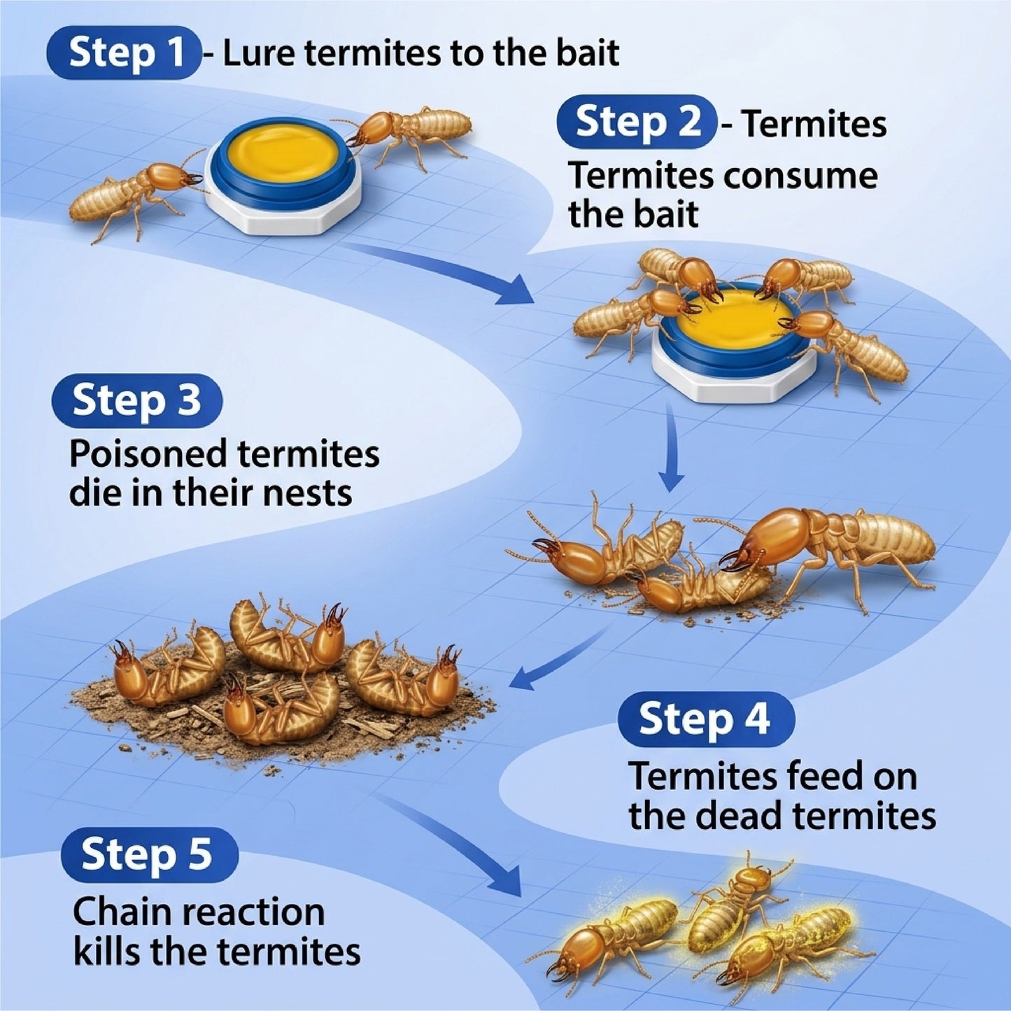 LivLifeGoods™ Termite & Pest Control Bait Station
