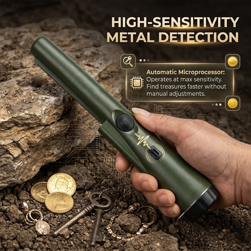LivLifeGoods™ TreasureFind 360° Scanning Metal Detector