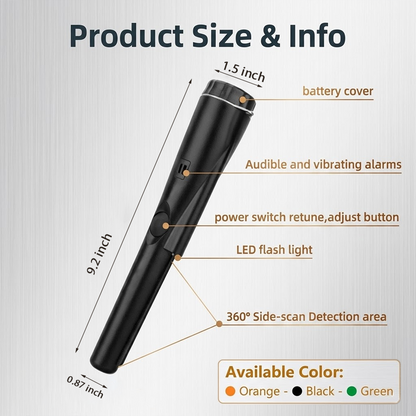 LivLifeGoods™ TreasureFind 360° Scanning Metal Detector