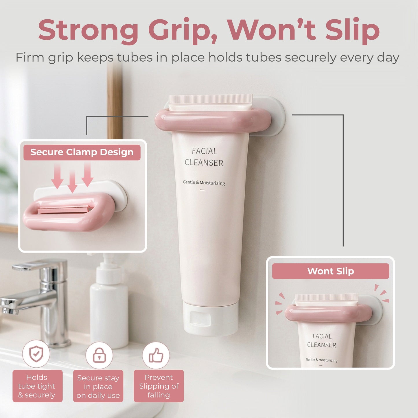 LivLifeGoods™ TubePress Wall Squeezer Holder