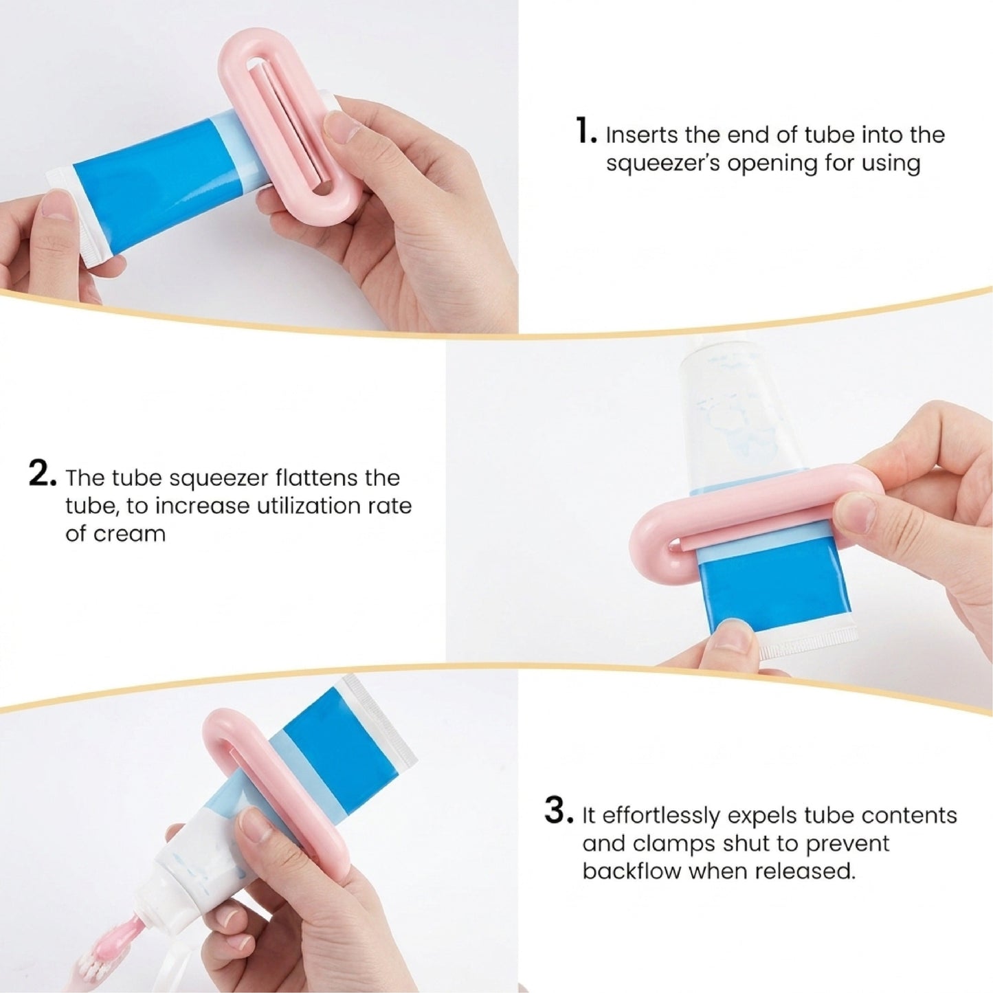LivLifeGoods™ TubePress Wall Squeezer Holder