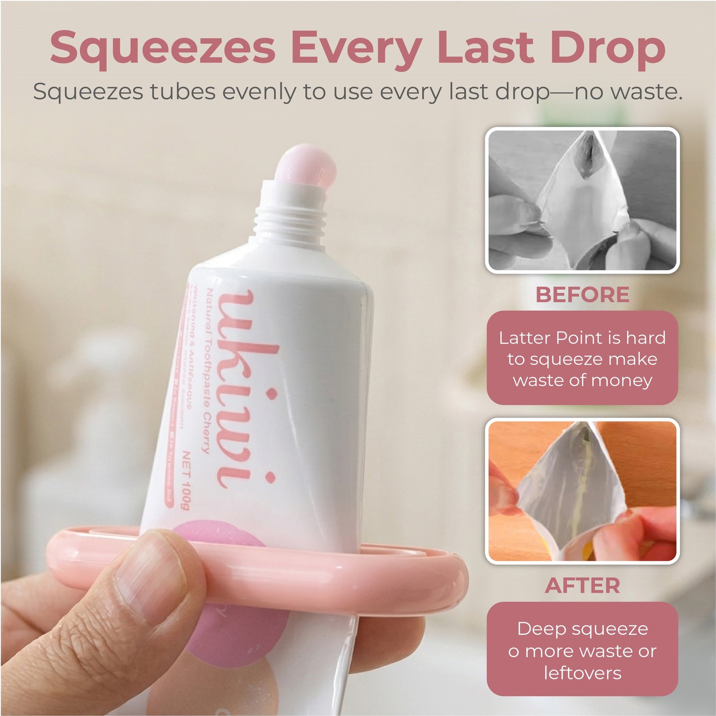LivLifeGoods™ TubePress Wall Squeezer Holder