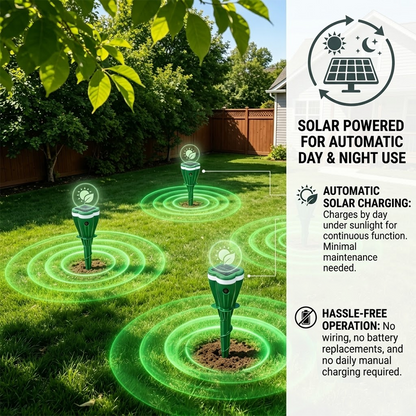 LivLifeGoods™ YardShield Solar Ultrasonic Pests Repellent