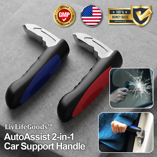 LivLifeGoods™ AutoAssist 2-in-1 Car Support Handle