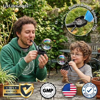 LivLifeGoods™ BubblePipe Fun Blower Toy