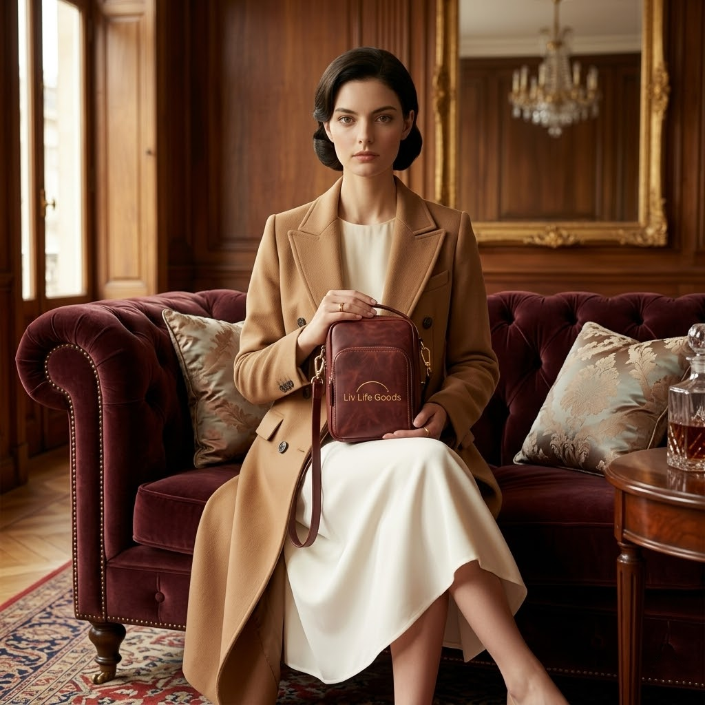 LivLifeGoods™ Crimson Edge Signature Bag