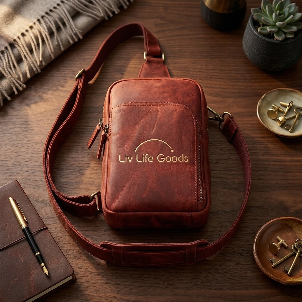 LivLifeGoods™ Crimson Edge Signature Bag